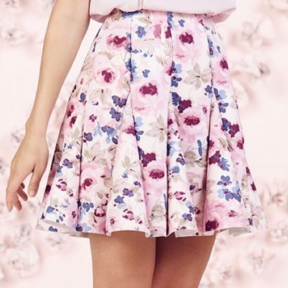 NEW | LC Lauren Conrad Runway - floral skirt